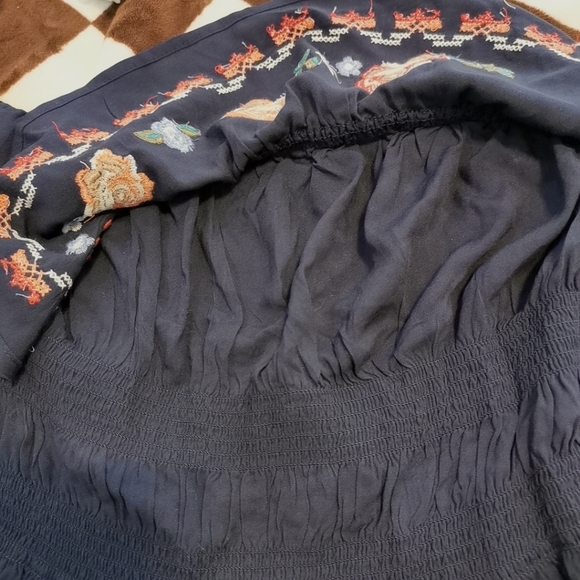 NWOT Xhilaration Embroidered Ruffle Tops - Picture 4 of 8